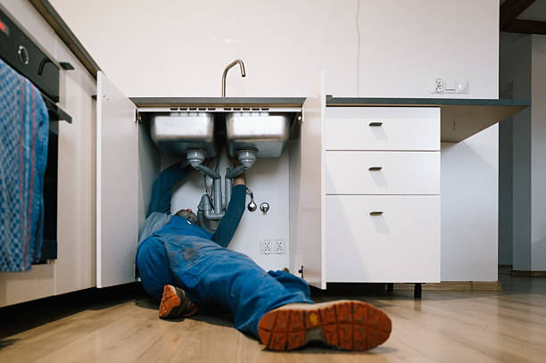 Professional Plumbing technician working in Hanover, WI
